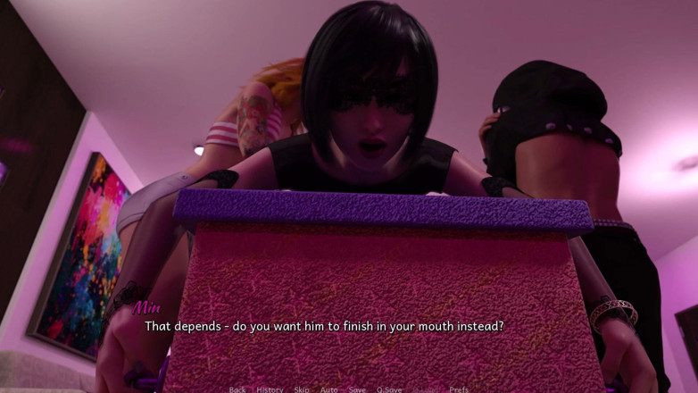 3D Cartoon Porn: Pengesan Fetish 14 - Adegan lesbian Allison dan Vesna dan Antony mengongkek...
