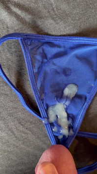 Cum on Wife’s Panties 22