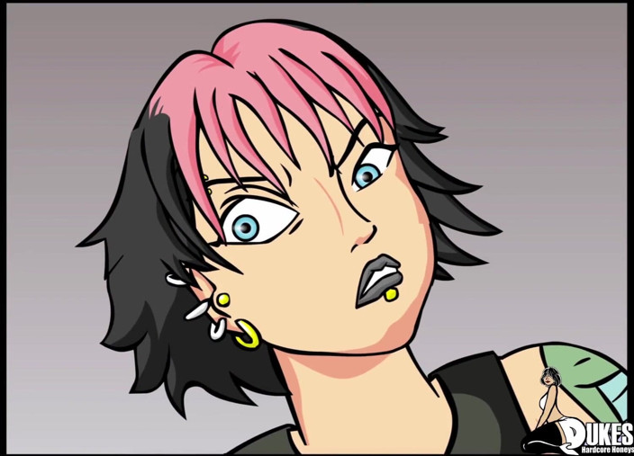 Dukes Hardcore Honeys: Ragazza emo dal seno grande scopa il suo insegnante