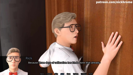 Visual Novels: SexBot 31 - tutor sucks dick in closet