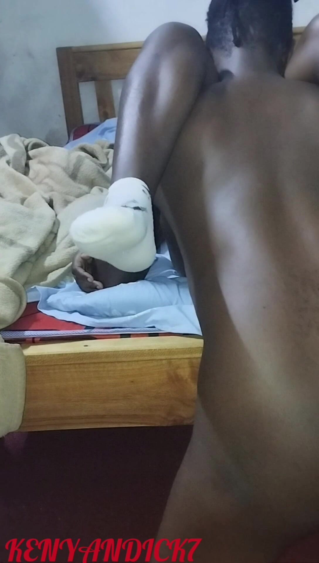 African Mature Black Male Licking Hairy Pussy