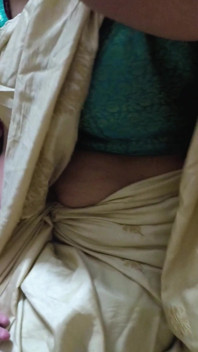 Desi Girl on Sari