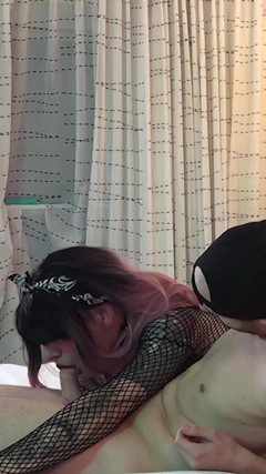 Goth Sissy Jade Madison Deepthroating Dick - Compilation 4