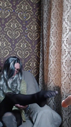 Crossdresser Slut Tries a New Look thumbnail
