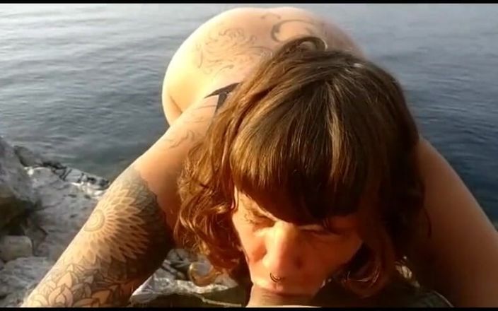 Sex hack me: Мінет і трах на відкритому повітрі на березі озера Майор (Північна Італія)