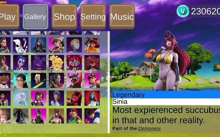 LewdArcade: Forthub Sex Scence Gallery Collection [část 13] Fortnite Parodie porno hra Hra [18+]
