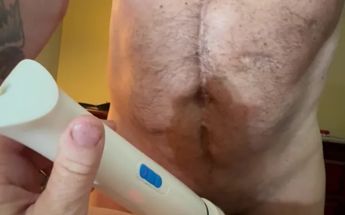 Bonewizzard69: Extreme Nympho Bonemaiden Rubs Pussy Raw with Wand While Fucking.