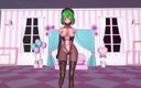 Mmd anime girls: Mmd R-18 Anime Girls Sexy Dancing Klip 134