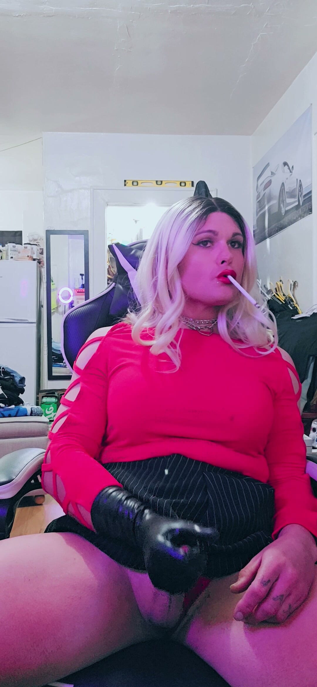 Slow Pump Smoking Fetish