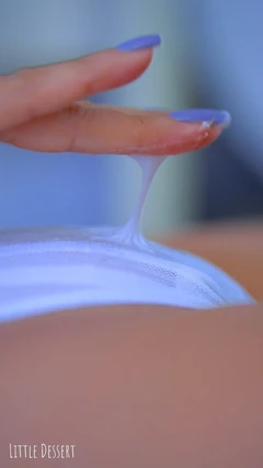 Desi Beauty's Self-pleasure Climax: Pink Pussy Overflowing Creamy Pantie