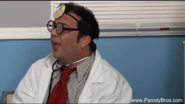 Parody Bros: Doctor tricks blonde slut patient