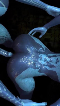 Cortana Is Having Trouble with One of Her Clones - Halo Porn Parody
