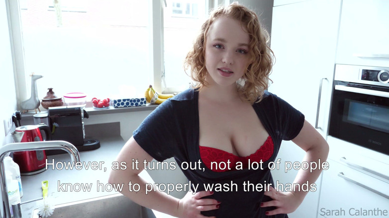 Sarah Calanthe: Hand Washing Instructions 4 Coronavirus