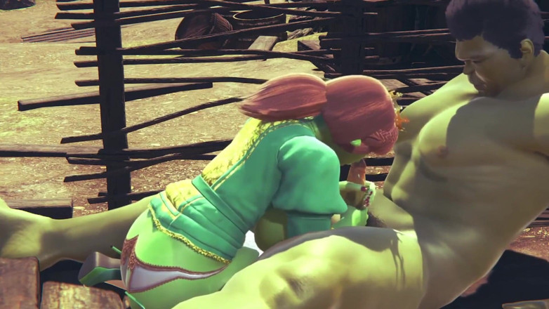 Wraith ward: La princesa Fiona es follada por el hulk