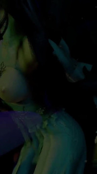 Animated Enchantment: Beauty of the Bigtits Goddess - 3D Animation