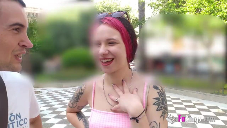 FAKings: Spanish tourist meets Sevilla and gets drilled all around town!