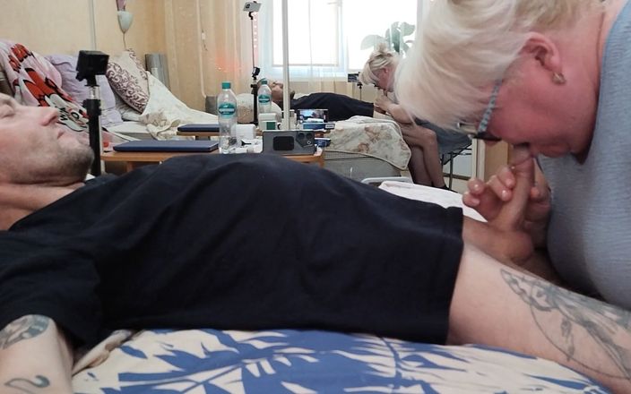 Zona901: Blowjob and Dick Jerking From Mother-in-law