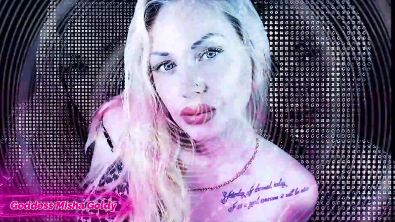Goddess Misha Goldy: Vou bloquear seu cérebro e fazer de você minha coisa!