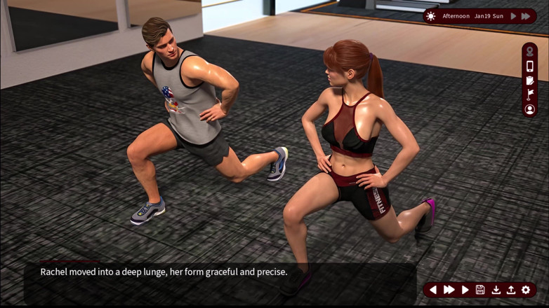 Johannes Gaming: Sussurre di desiderio - Faithfull path 8 Siamo andati in palestra e...