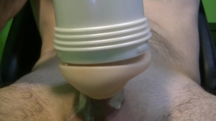 Cosplay Lights: Hot guy cums twice using fleshlight!