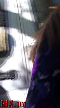 Neighbor's wife gets her flat repaired