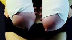 Tied Tits White Elastic