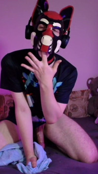 Playful Pup Jerks and Cums in Every Pose