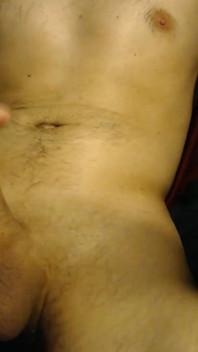 Straight Guy Jerking off Big Dick in the Evening