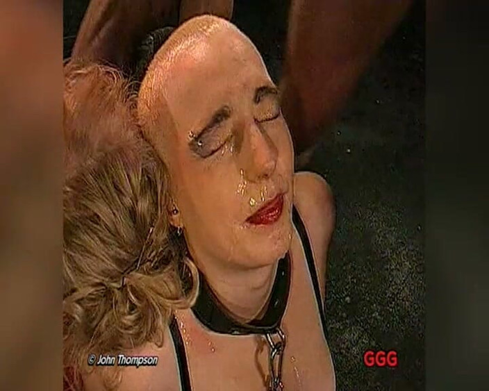 Teen clips and best blowjobs: Troie Sborra Incatenata Inzuppate in Enormi Sborrate in Faccia - Gangbang...