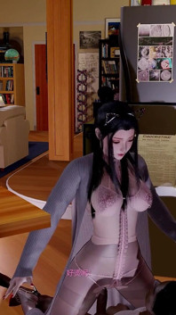 3D Hot Asian Stepmother Cheating with Her BBC Stepson