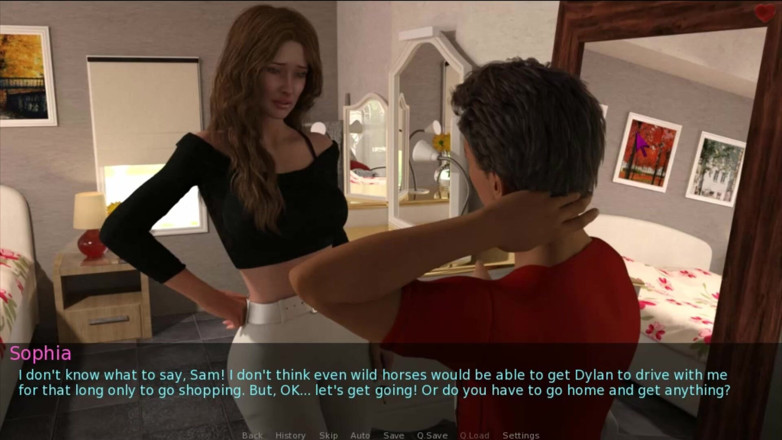 Visual Novels: Bir evli kadın ve üvey anne bölüm 29 - öğrenci bir bakışla soyunuyor ateşli...