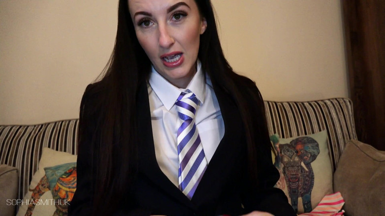 SophiaSmithUK: Camisa y corbata provocan y negación