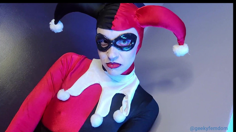 Geeky Femdom: Harley Quinn domina você