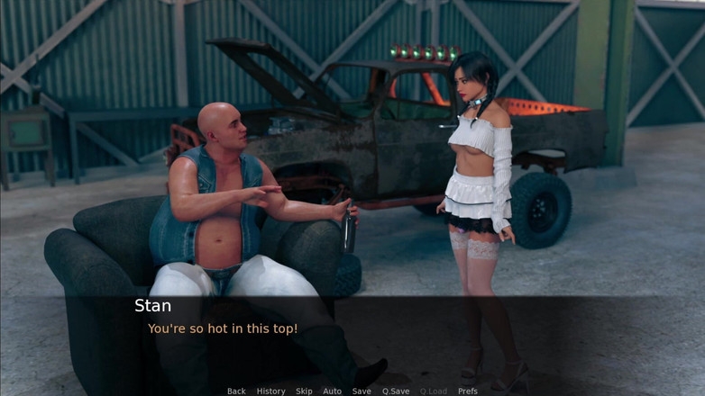 Trans Maaya: Roztomilá Sissy nabízí honění starému muži pro andělskou uniformu servírky