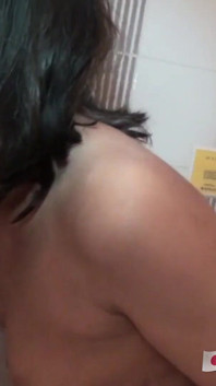 Tanned Japanese beauty loves cock