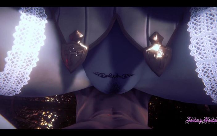 Yaoitube: Resident Evil Hentai 3D - леди Dimitresku дрочит сиськами и наездница в стиле с кримпаем - аниме-манга, японское порно видео - первое