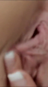 Slutty Brunette Hard Fingering to Orgasm Her Wet Hot Big Clit Pussy Vol 12