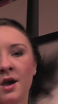 Mature Man Slaps and Bangs Wet Pussy of a Sexy Teen After Fucking Her Mouth