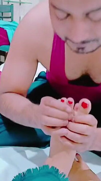 Indian Goddess Fatima Foot Suck