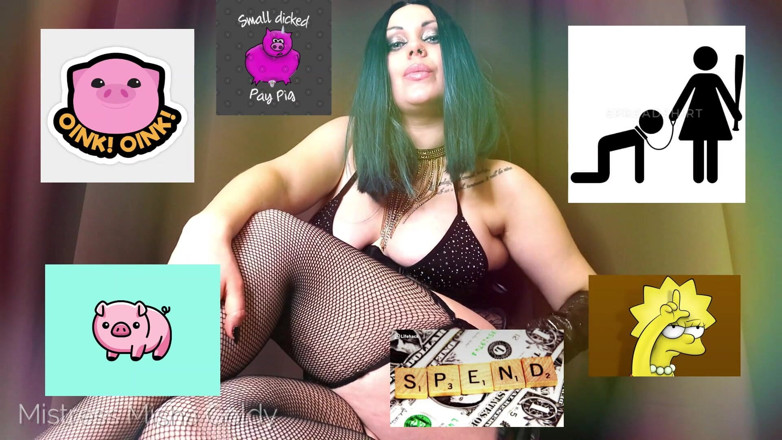 Goddess Misha Goldy: 지옥처럼 당신을 힘들게 만드는 Findom 단어! 그들은 당신이 필요로하는 모든 것입니다! 보여줄게요!