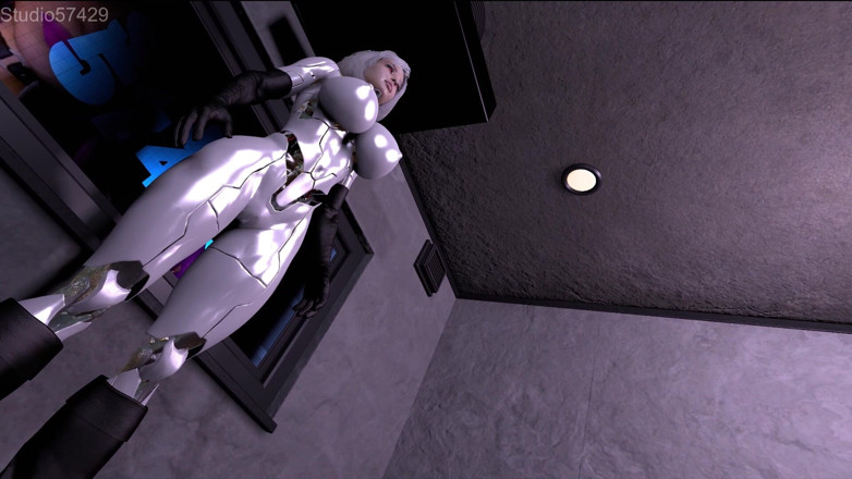 Supreme femdom: Tunggangan liar dengan fembot gynoid robot femdom, sudut pandangan pertama