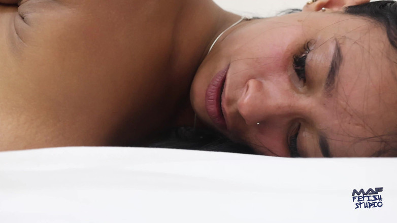 MAF fetish studio: Janaina v bondage na tape bondage