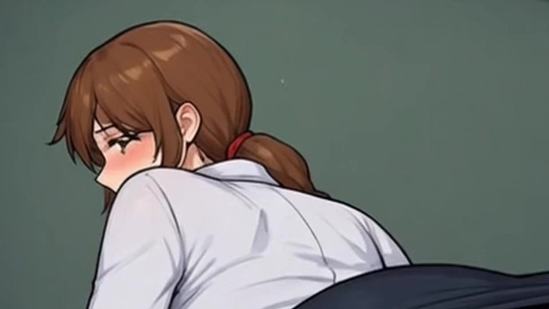 Aiwaifuloops: Sekretarz Waifu POV - zbliżenie, dokuczanie, ciągnięcie skarpetki i niegrzeczna gra