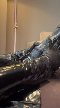Empress Bella Sadic Makes Slave Sit on Giant Dildo