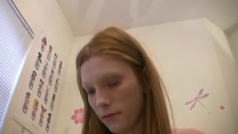 LTG sex movies: Teen Amelia Rose strips for the first time in softcore