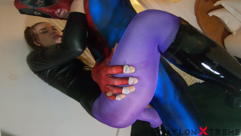 Nylon Xtreme: POV cam Monika Wild Fucked with purple pantyhose