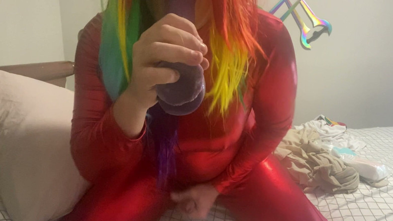 Natasha Sparklez: Fördärvad sissy gags på kuk, kommer på kuk, äter hennes sperma