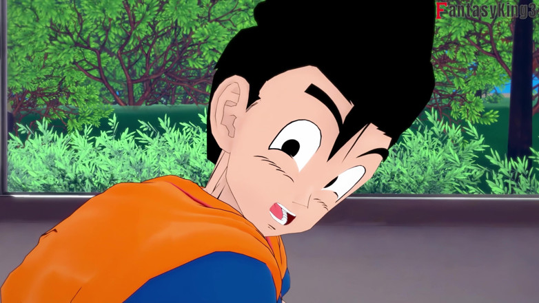 Fantasy king: Android 18 séduit Gohan à l’université - Série Dragon Ball Zex