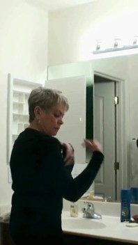 Strip poker with step-grandma reaps unexpected reward