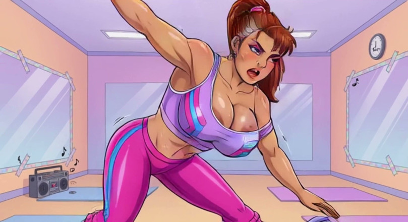 Huge Boobs: Yoga besar
